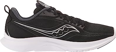 Saucony महिलाओं के लिए किंवारा 13 रनिंग शूज़ ब्लैक/सिल्वर