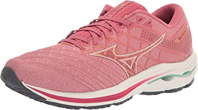 Mizuno महिलाओं के वेव इंस्पायर 18 रनिंग शू रोसेट/स्नो व्हाइट साइज़ 11.5 B मीडियम US