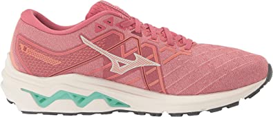 Mizuno महिलाओं के वेव इंस्पायर 18 रनिंग शू रोसेट/स्नो व्हाइट साइज़ 11.5 B मीडियम US