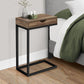 Accent Table, C - Shaped Contemporary Elegant Design