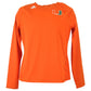 NCAA Adidas Miami Hurricanes Womens Ladies Dry Fit Long Sleeve Hooded Tshirt