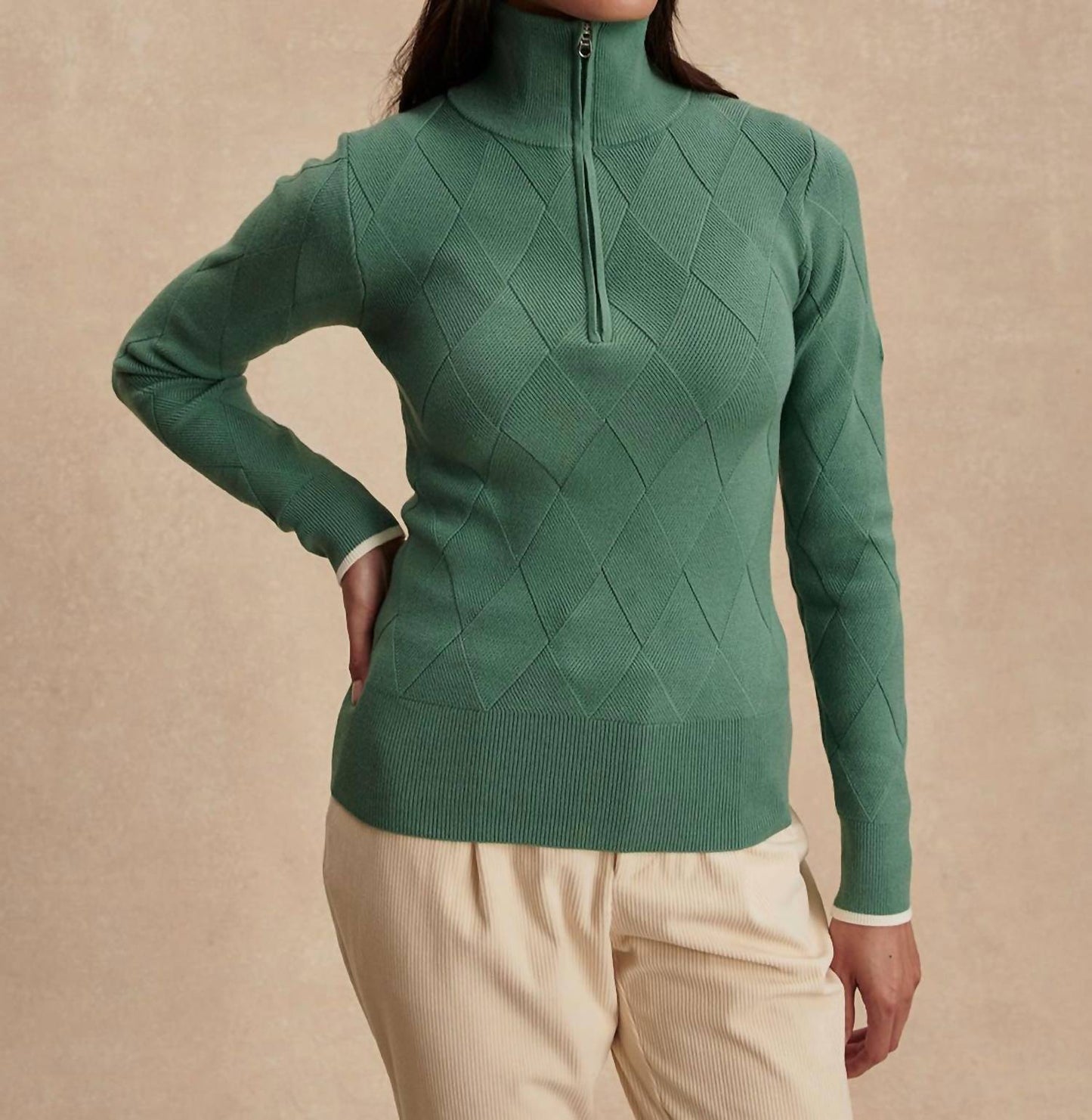Varley - Lawson Half-zip Knit Top