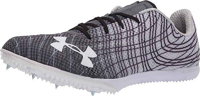 Under Armour Men'S Kick Distance 3 Running Shoes Halo Gray Size 8 D Medium Us