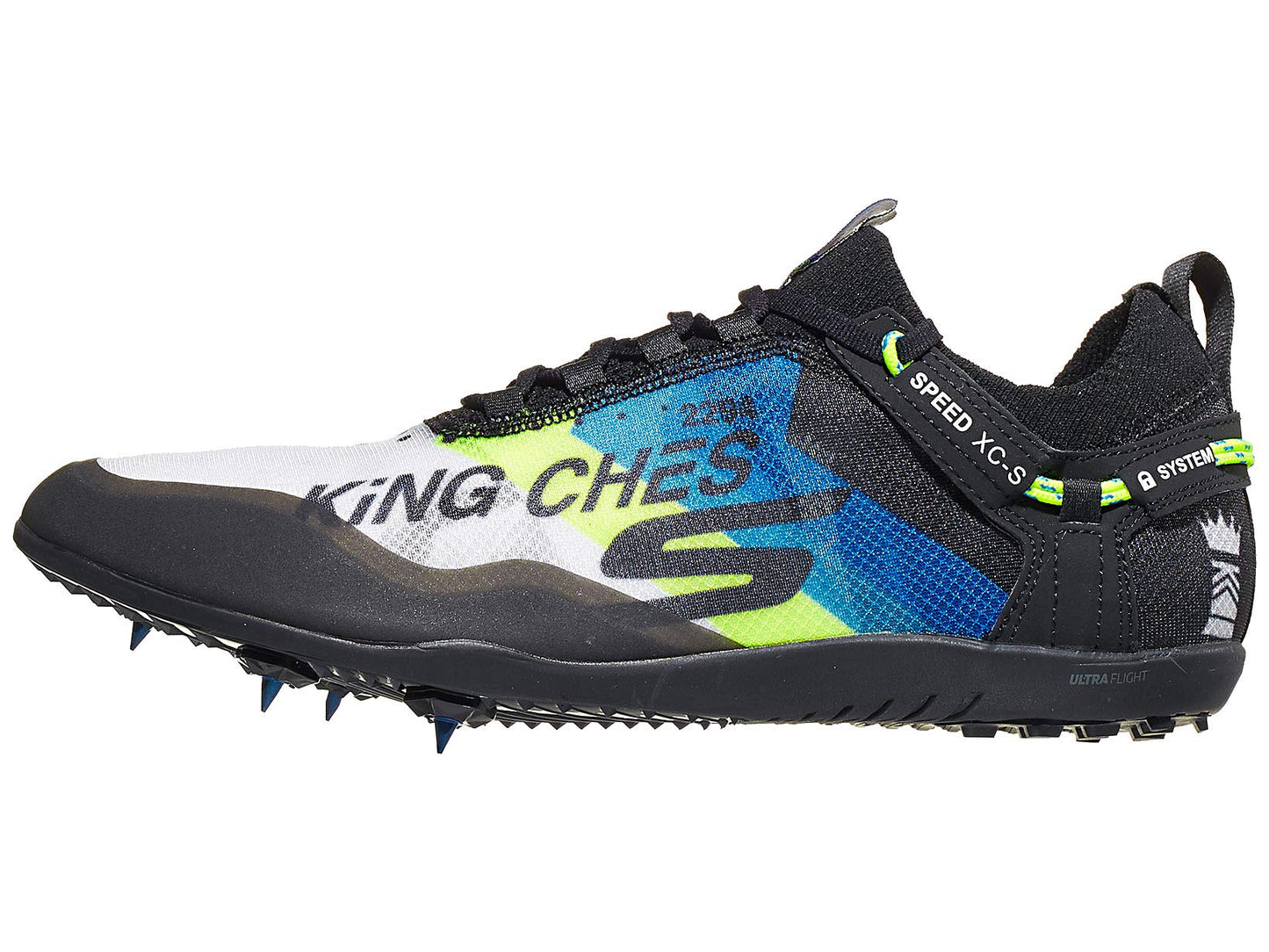 Skechers Men'S Go Run Speed Xc Running Shoes Black/Blue Size 13 D Medium Us