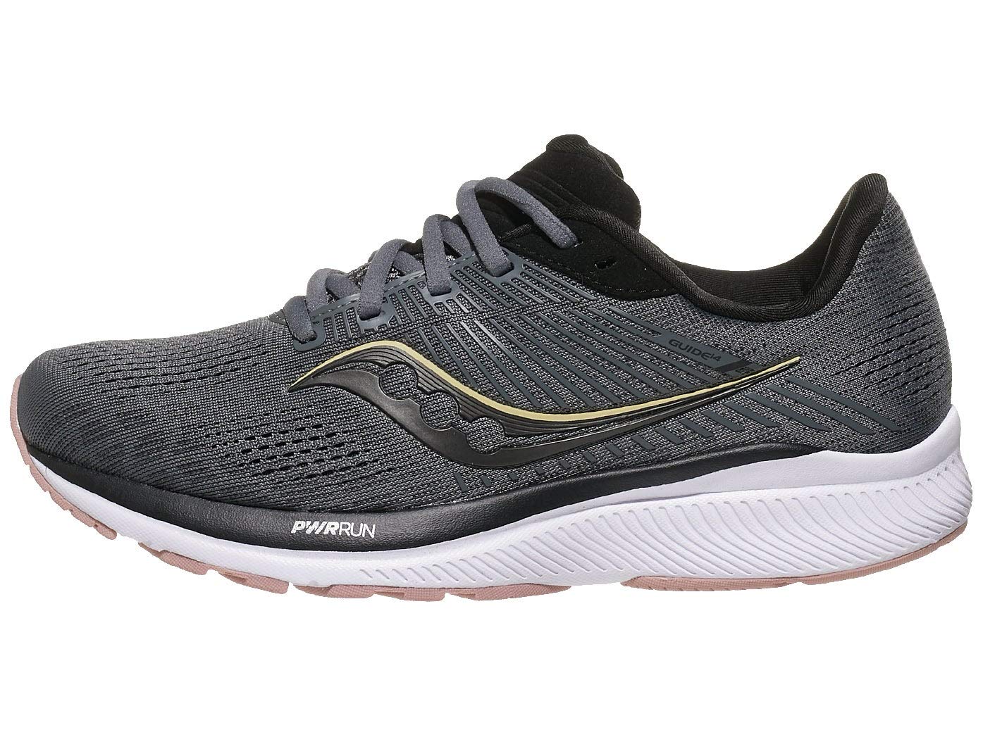 Saucony महिलाओं के गाइड 14 रनिंग शूज काला