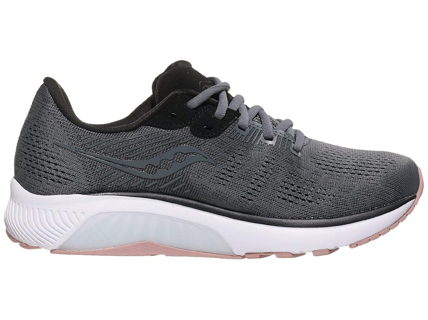 Saucony महिलाओं के गाइड 14 रनिंग शूज काला
