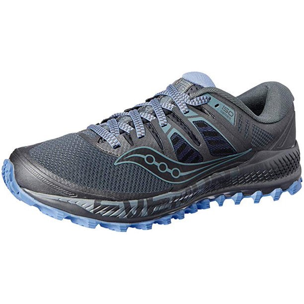 Saucony महिला पेरेग्रिन आईएसओ ट्रेल रनिंग शूज़ गनमेटल साइज़ 11.5 बी मीडियम यूएस
