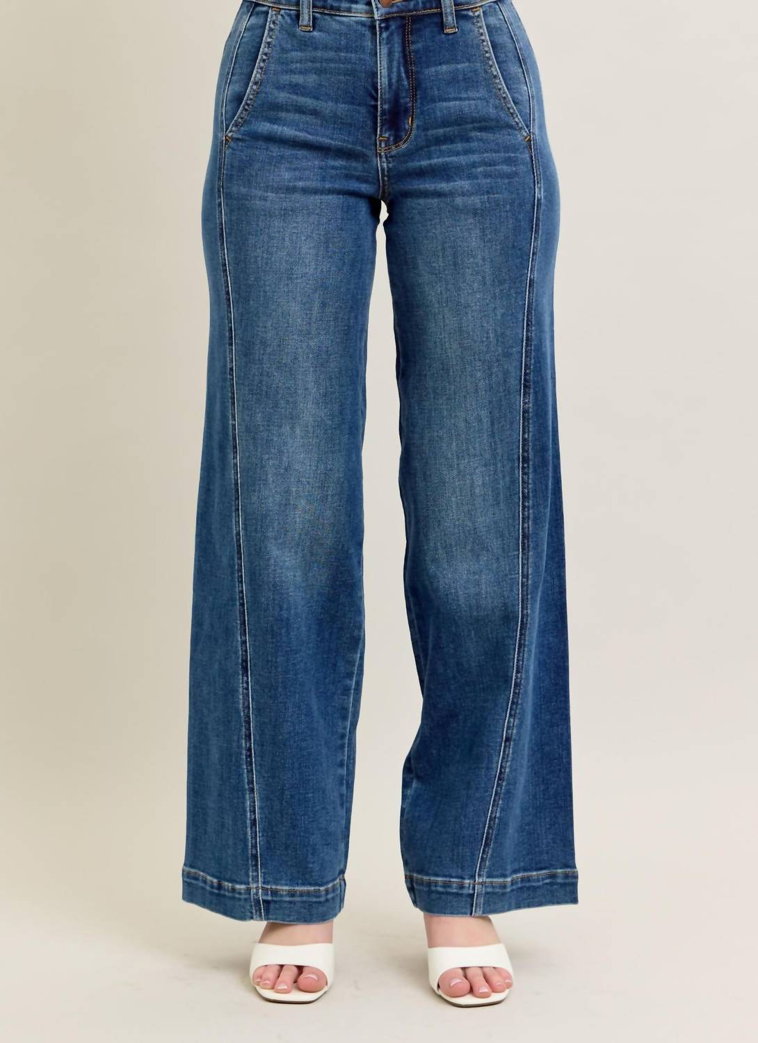 Judy Blue - Sullivan High Waist Wide Leg Trouser