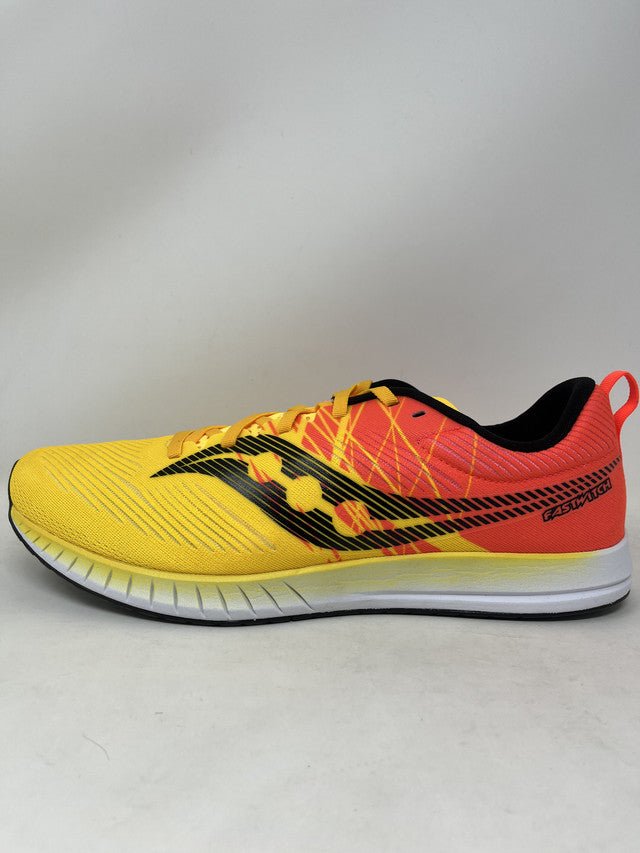 Saucony महिला फास्टस्विच 9 रनिंग शूज़ विज़िगोल्ड/ रेड S