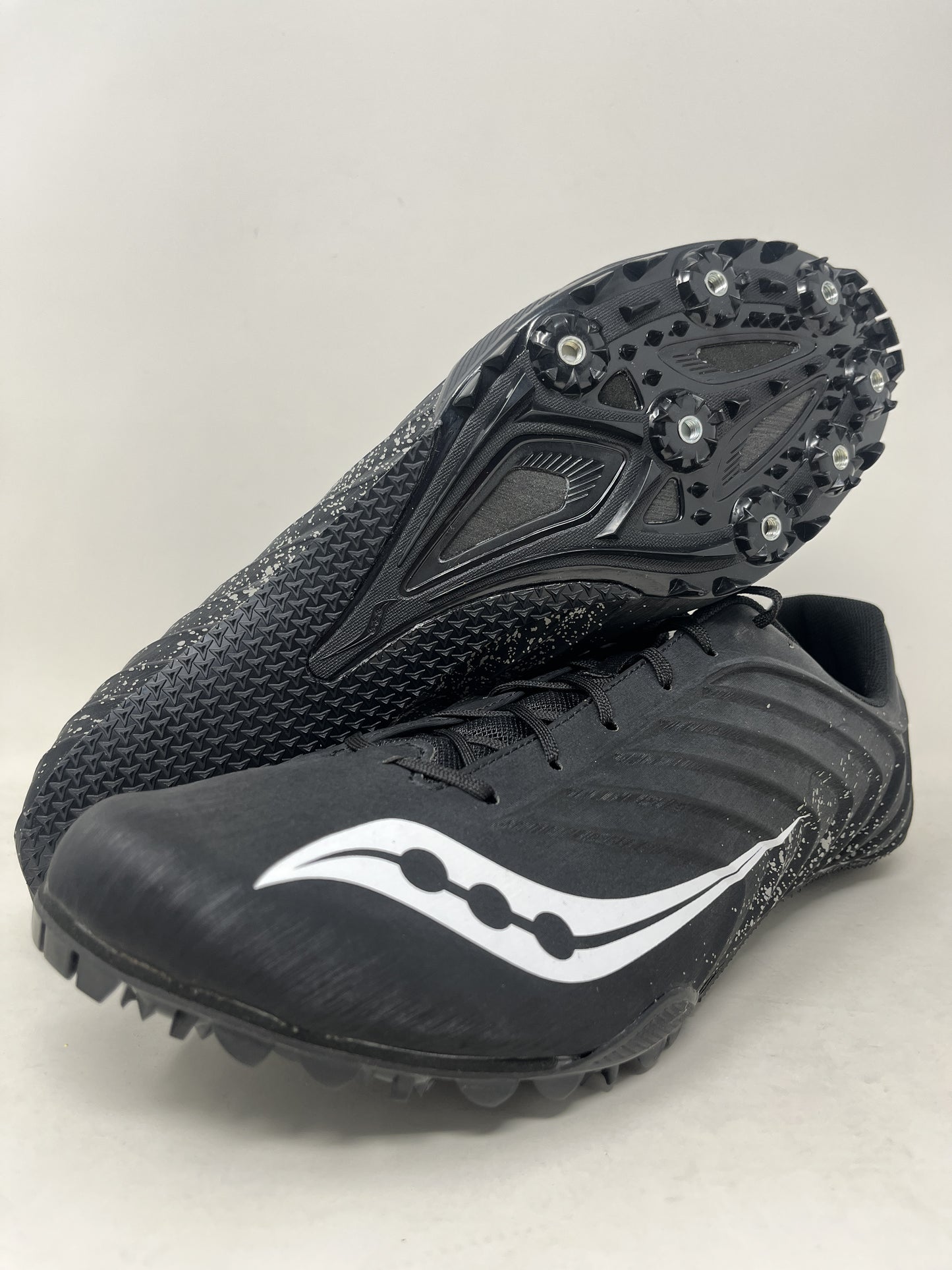 Saucony Men'S Spitfire 5 Track Shoes Black Size 11.5 D Medium Us
