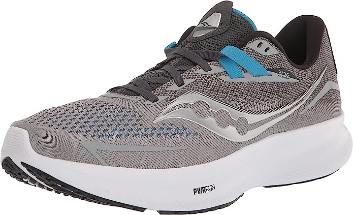 Saucony पुरुषों के राइड 15 रनिंग शूज़ अलॉय/टोपाज़