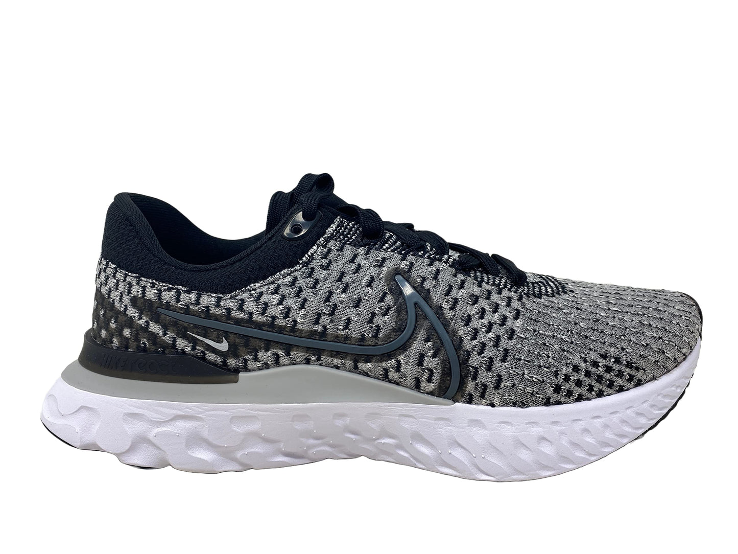 Nike Men'S React Infinity Run Fk 3 Running Shoes Black/Grey