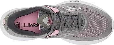 Saucony महिला राइड 15 रनिंग शूज़ अलॉय/क्वार्ट्ज़