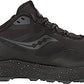 Saucony Men's Peregrine Ice+3 ट्रेल शूज़ ब्लैक/शैडो