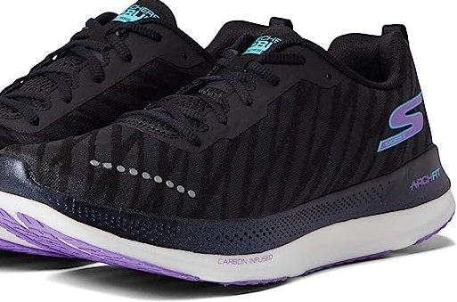स्केचर्स विमेन गो रन आर्च फिट रेज़र एक्सेस 2 रन शू ब्लैक
