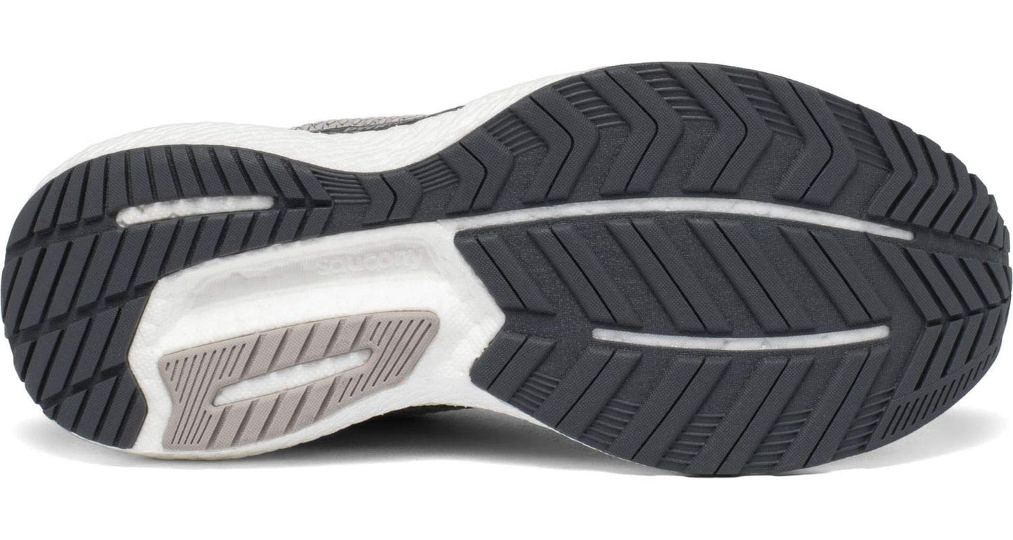 Saucony महिलाओं के ट्राएम्फ 18 रनिंग शूज़ ग्रे साइज़ 12 D वाइड