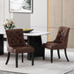 Cheney Contemporary Dining Chair Tufted Upholstery (Set of 2)