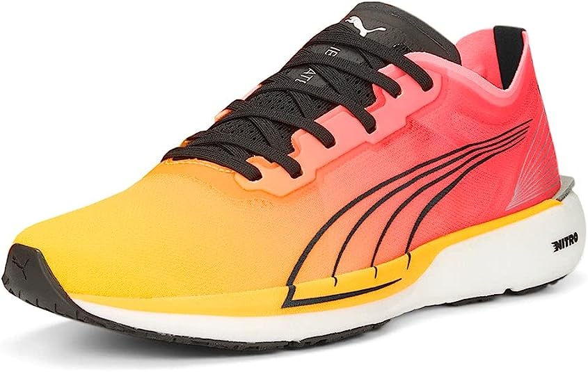 Puma Women'S Liberate Nitro Fireglow Running Shoes Sunset Glow/Sun Stream