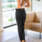 Judy Blue - High Waist Button Fly Raw Hem Bootcut Jeans