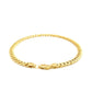 10k Yellow Gold Miami Cuban Semi Solid Bracelet (4.50 mm)
