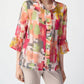 Joseph Ribkoff - Geo Print Ruffled Jacket