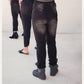 Risen - Relaxed Skinny Distressed Jeans