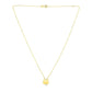14K Yellow Gold Four Leaf Clover Necklace