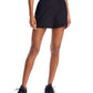 Aqua Flat Front Windbreaker Shorts