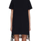 Sacai - Plaid Print Cotton Jersey Dress