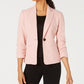 kasper-ruched-sleeve-one-button-blazer
