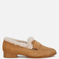Rag Company - Women's Allie Fur Trim Suede Loafers