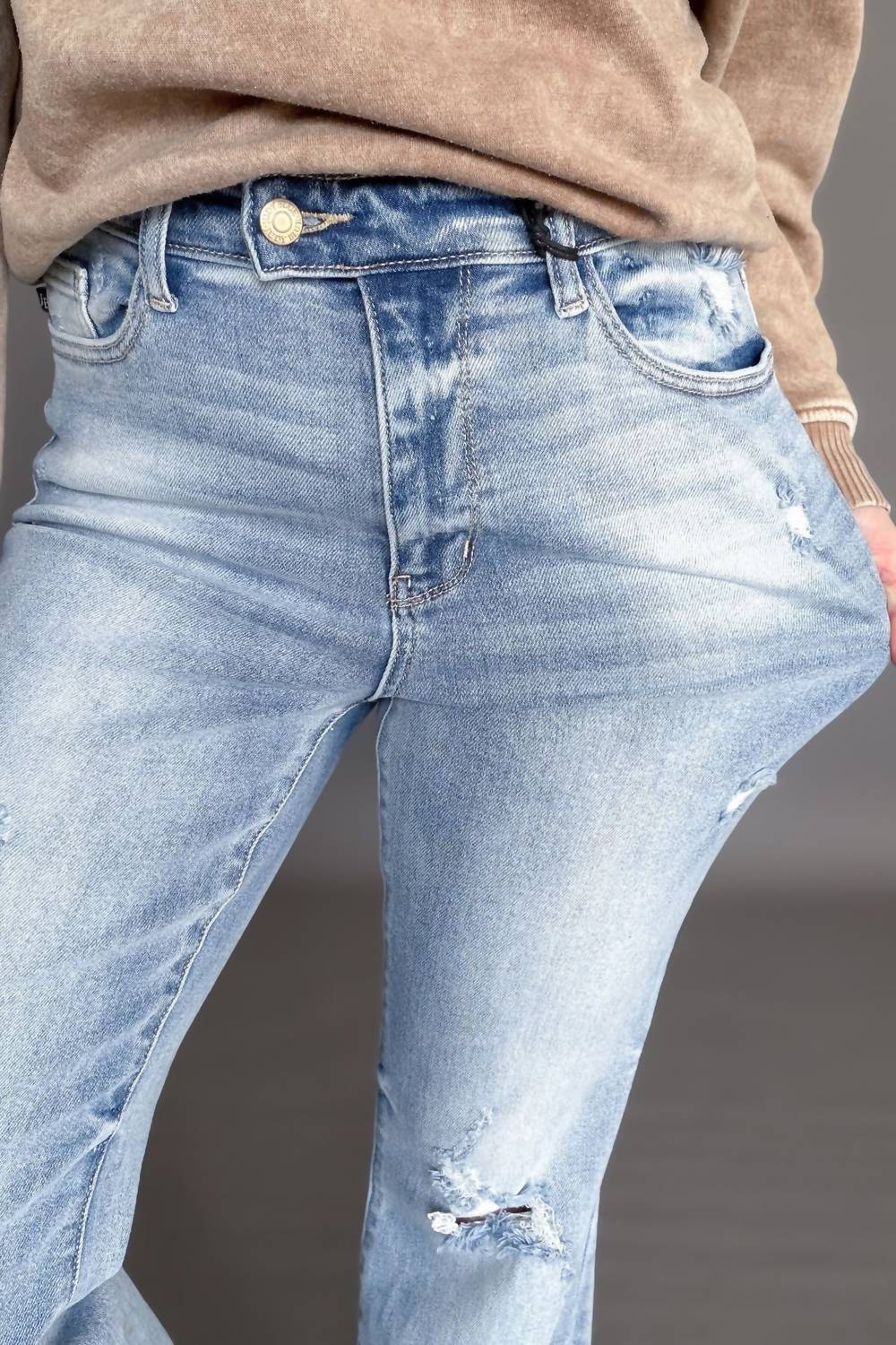 Judy Blue - Audrey High Waist Flare Jeans With Shield Pocket