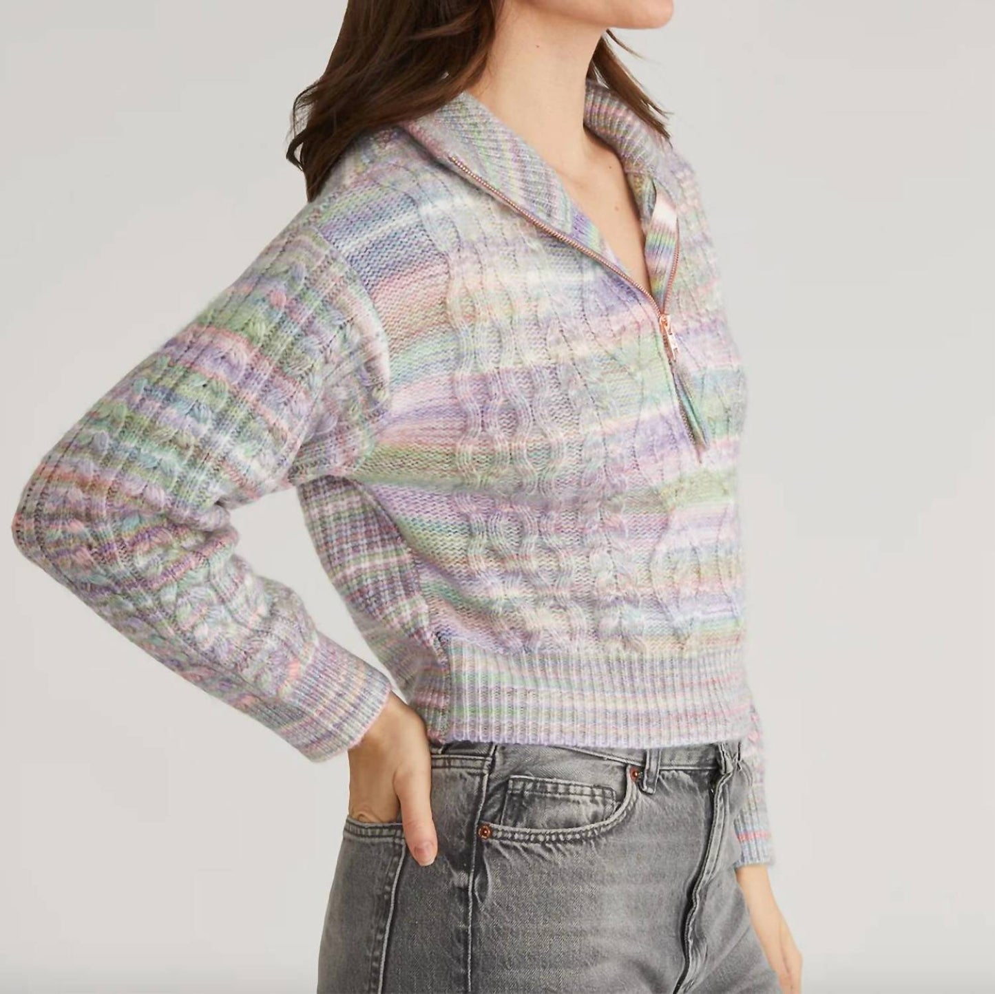 525 America - Jackie Spacedye Pullover Sweater