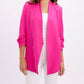 Frank Lyman - Shawl Collar Hip-length Blazer