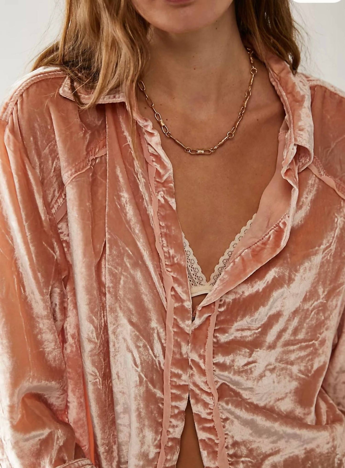 Free People - Marianne Velvet Shirt