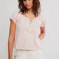 Free People - Issa Short Puffed Sleeves Tee