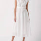 Elan - Tie Waist Midi Dress