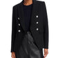 Veronica Beard Miller Dickey Blazer Jacket Black Size 8
