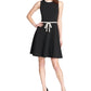 Tommy Hilfiger Tie-Waist Scuba Crepe Dress