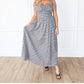 Aureum - Checkmate Corset Maxi Dress