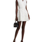 Aqua Lace Mini Shirt Dress