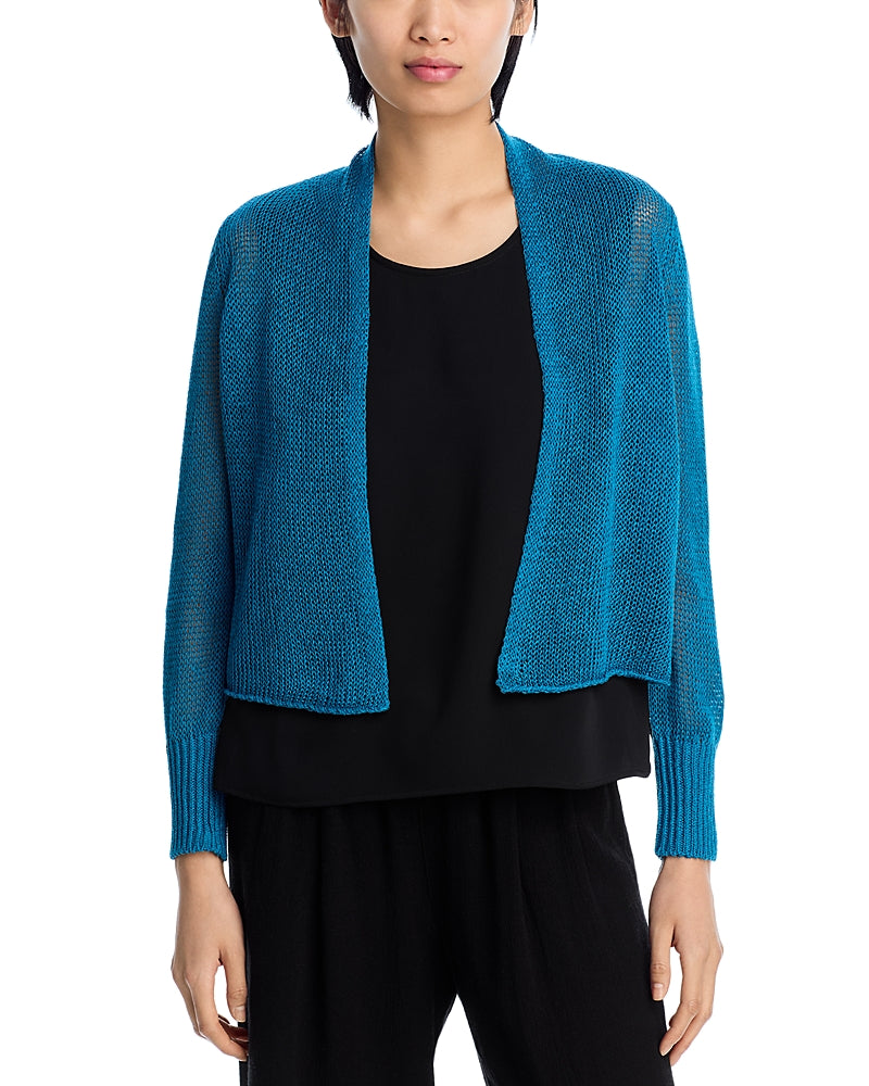 Eileen Fisher Linen Cotton Cord Cardigan