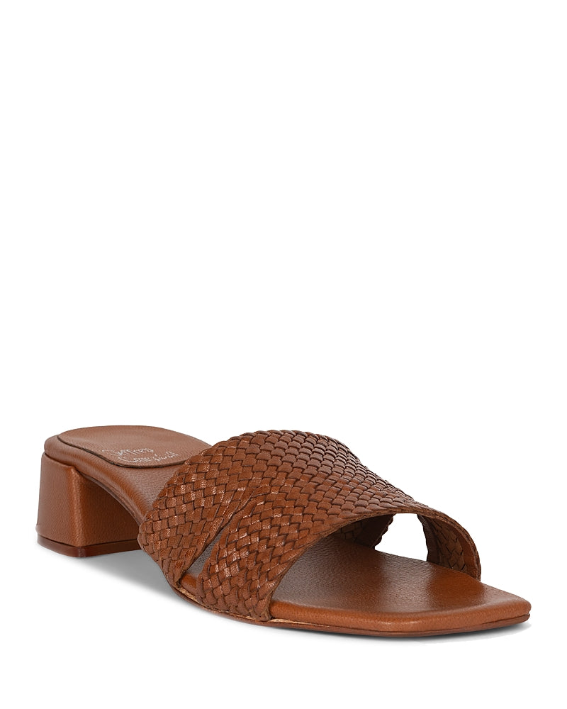 Jeffrey Campbell Womens Coen Tan Slide Sandals Size 10