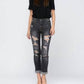 Judy Blue - Women's Destructed Boyfriend Jean