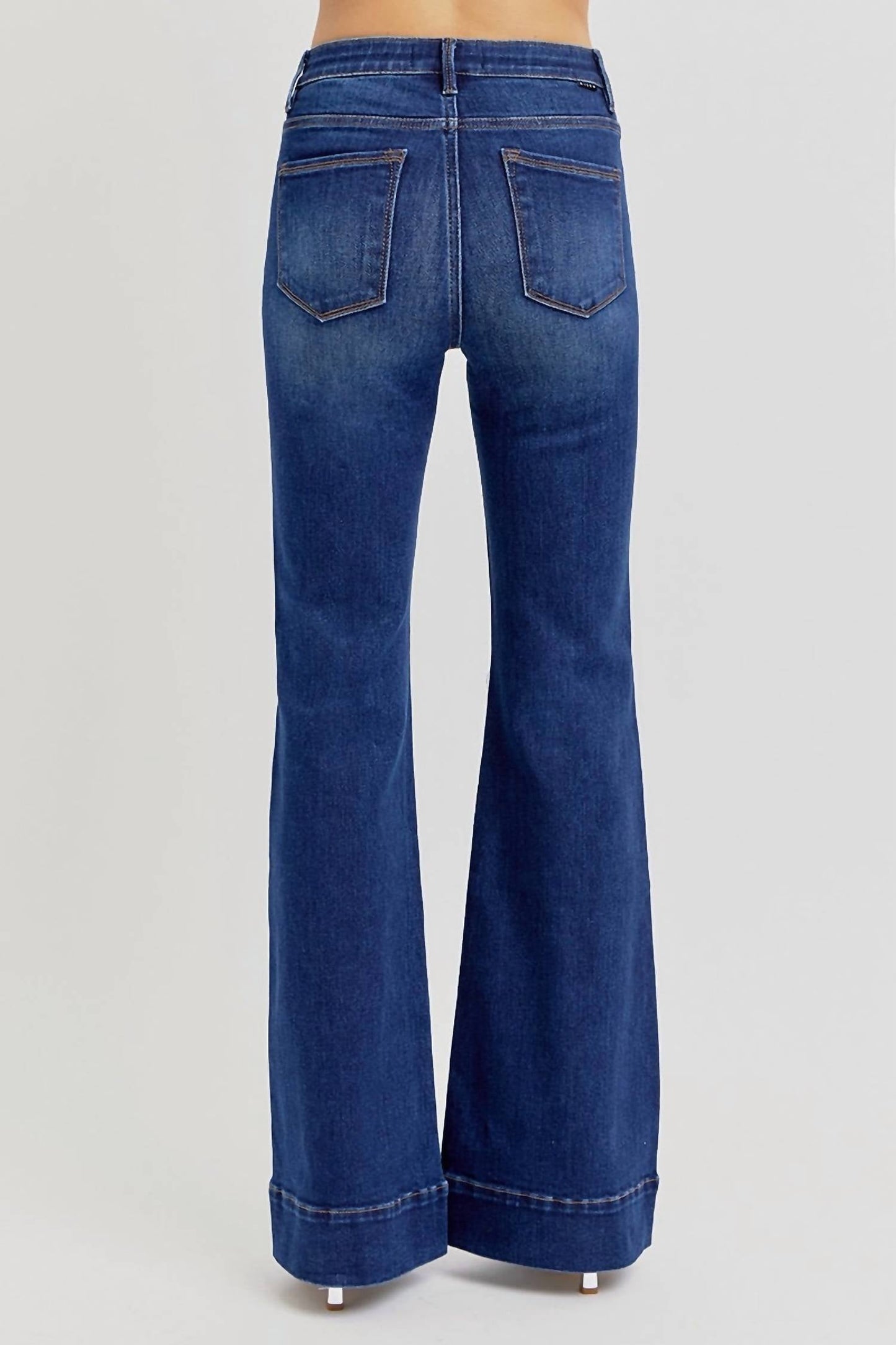 Risen - Tummy Control High Rise Flare Jeans