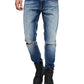 Diesel - D-strukt Ripped Slim Fit Denim Jeans
