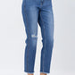 Judy Blue - Howdy High Waist Boyfriend Jean With Seam Stitch