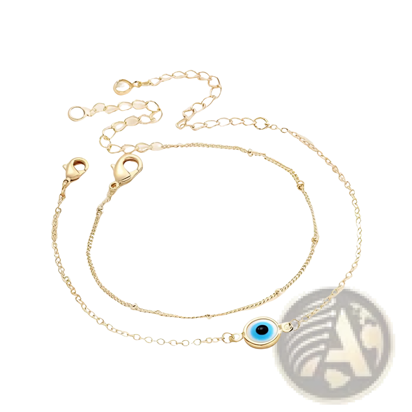 Dainty Gold Bracelets For Women, 14K Gold Filled Adjustable Layered Bracelet Cute Oval Chain  Bar Gold Bracelets For Women Jewelry