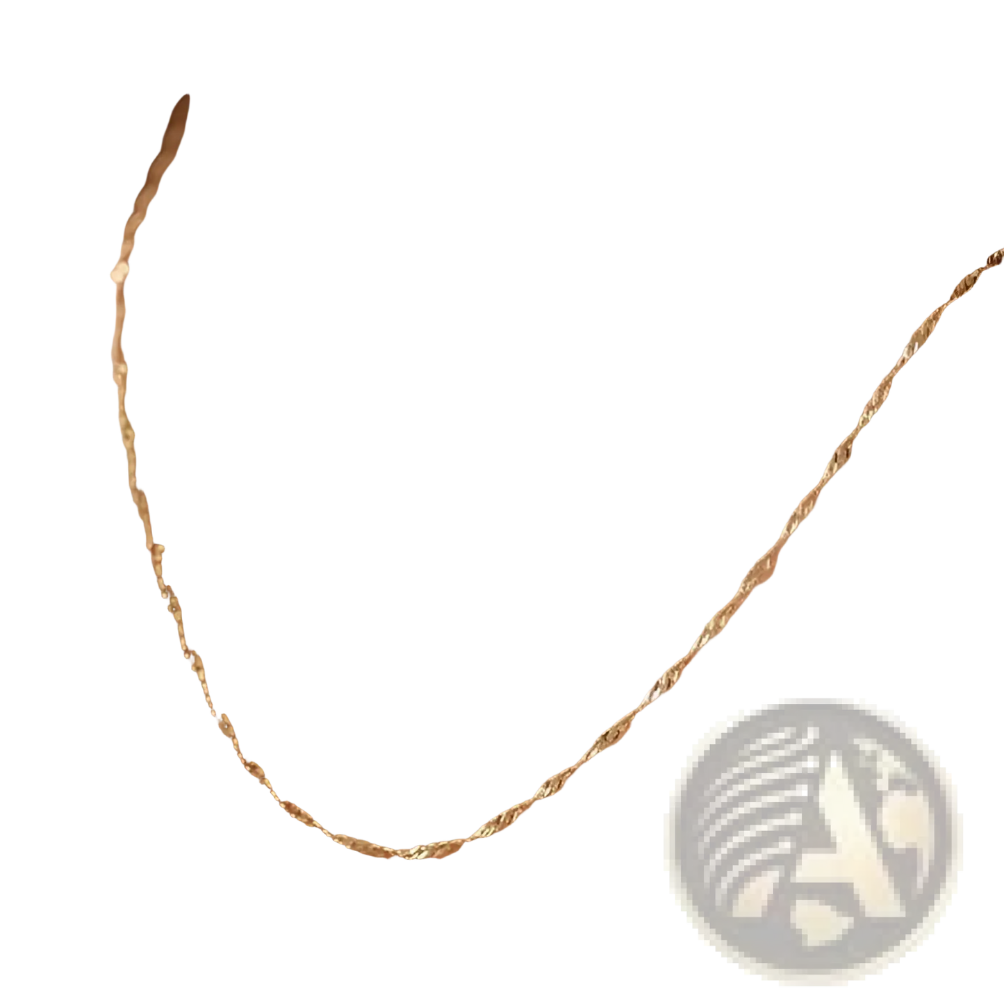 14k Gold Plated Dainty Diamond Solitaire Pendant Necklace