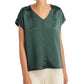 Eileen Fisher V Neck Square Top